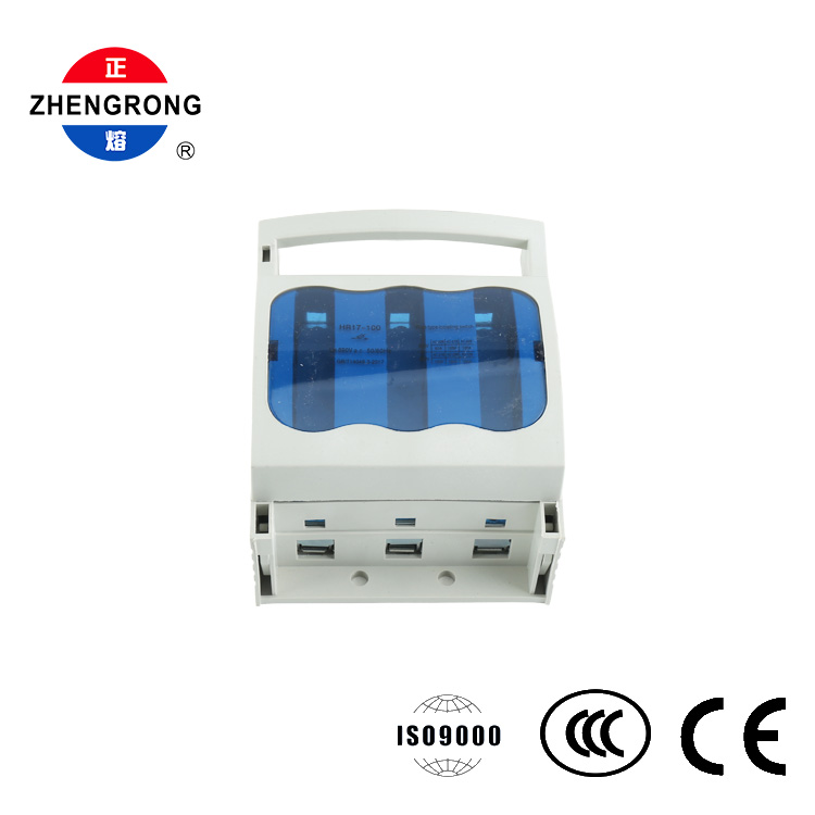 3 Pole Fuse Switch Disconnector 100A 690V DIN Rail