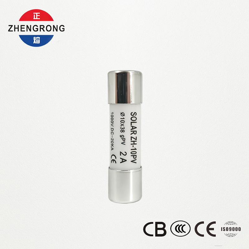 Customized 10*38 2A Solar Panel Reset Fuse Links for Photovoltaics