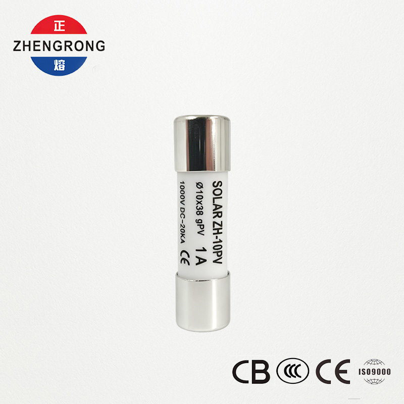 Customized 10*38 1A Solar Panel Reset Fuse Links for Photovoltaics
