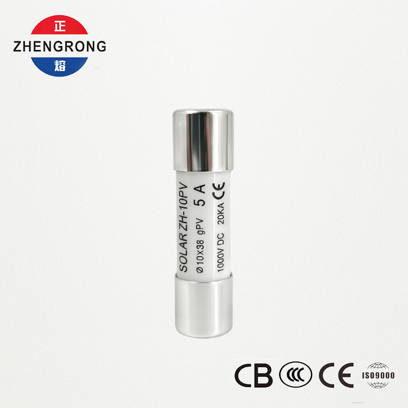 Customized 10*38 5A Solar Panel Reset Fuse Links for Photovoltaics