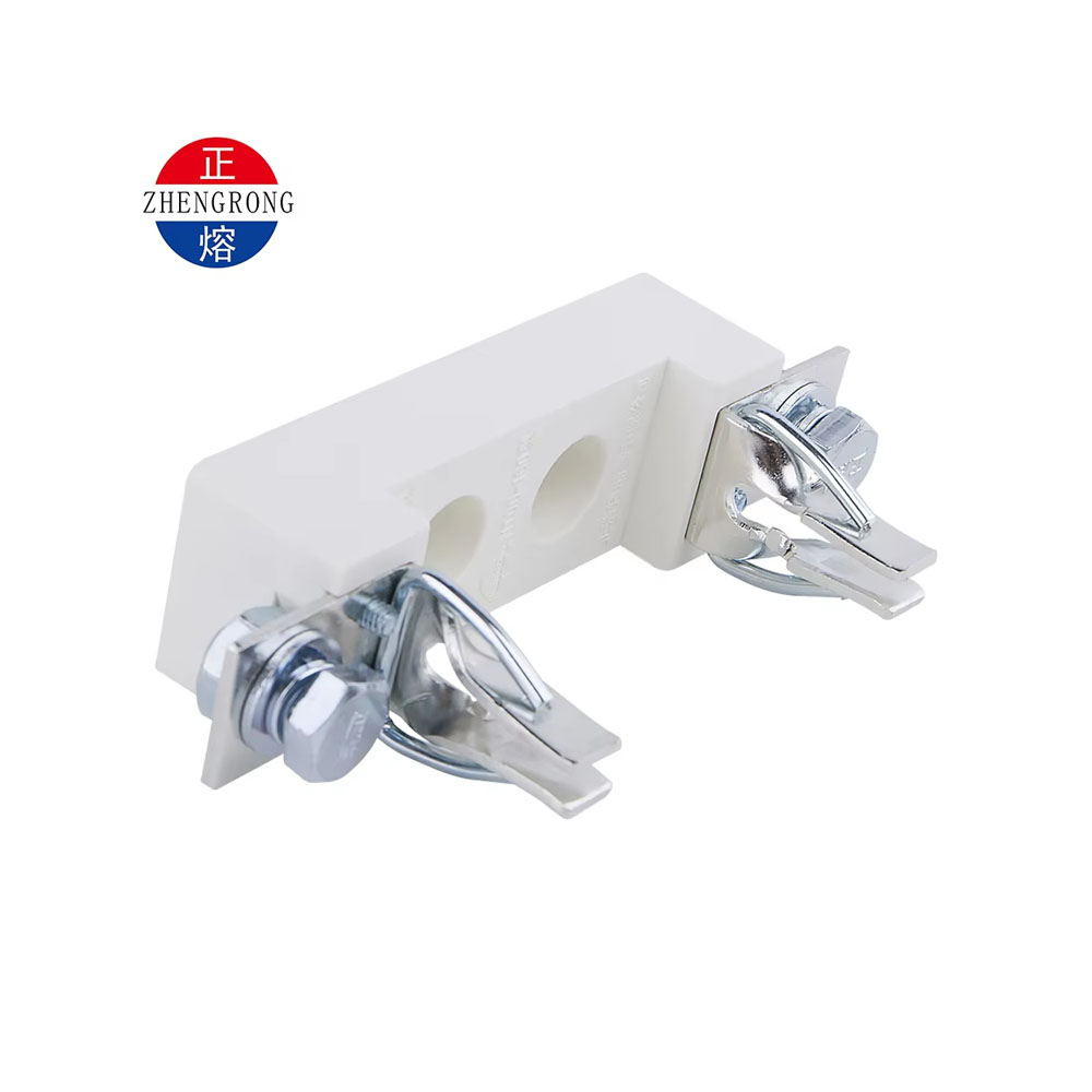 Customized low-voltage NT00 AC 160A 500/690V high breaking ceramic blade fuse holder