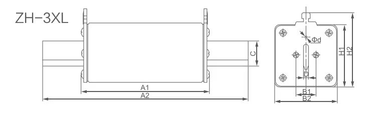 500A gPV 1500VDC Fuse core