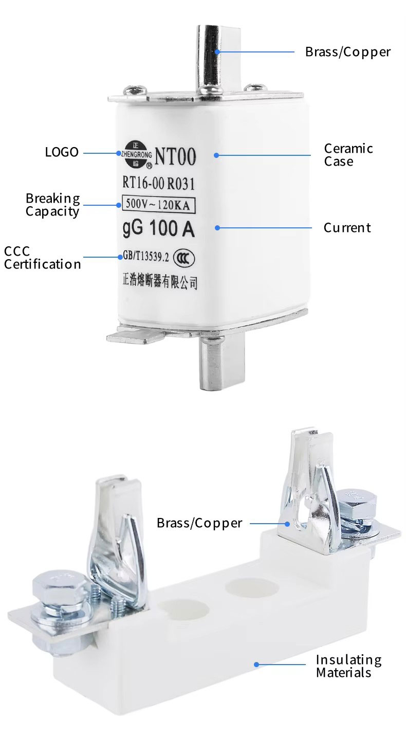 400A 500V Fuse Base