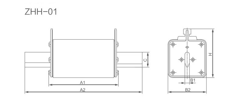 1000VDC gPV 160A Fuse core