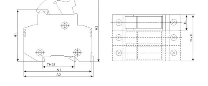 14×51 AC Fuse Holder