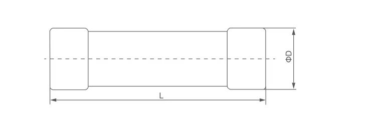 500VAC 16A cylindrical Fuse core