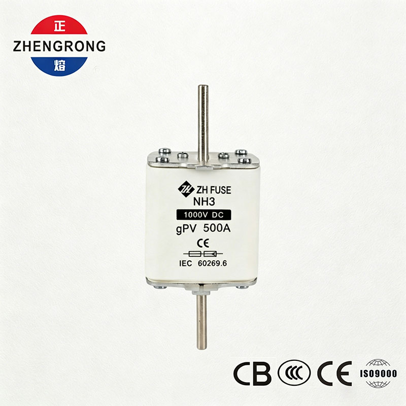 NH3 1000V DC 500A gPV Fuse for Solar PV Systems