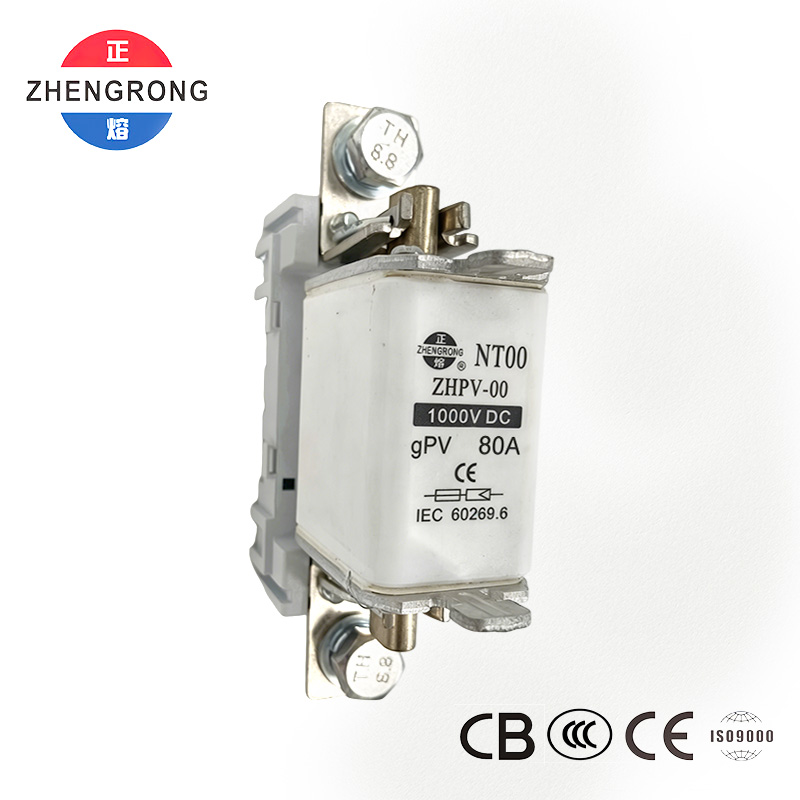 ZHPV-00 80A 1000V DC Photovoltaic Protection Fuse - CE Certified